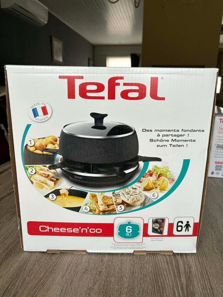Tefal fondue-gourmet-raclette cheese'n'co, Elektronische apparatuur, Gourmetstellen, Nieuw, 4 t/m 7 personen, Ophalen