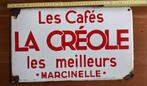 Café la créole plaque émaillée, Antiek en Kunst, Antiek | Email, Ophalen of Verzenden