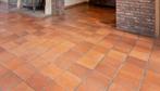 Terracotta vloertegels, Doe-het-zelf en Bouw, Ophalen, Gebruikt, Vloertegels