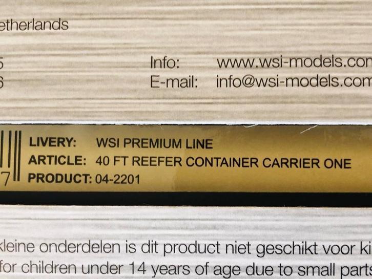 Wsi models 1:50, Hobby en Vrije tijd, Modelauto's | 1:50, Nieuw, Overige typen, Wsi, Verzenden