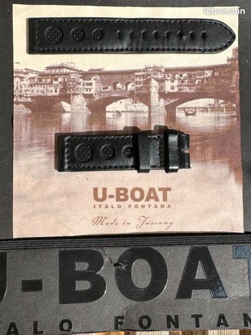 U-BOAT LEREN HORLOGEBAND 20/20 NIEUW, Handtassen en Accessoires, Overige Accessoires, Nieuw, Ophalen of Verzenden