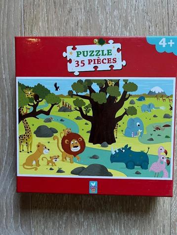 Ontdekkingspuzzel voor dieren 35 stukjes beschikbaar voor biedingen