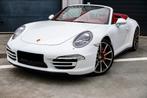 Porsche 911 Carrera 4S Cabrio 50 Years Edition 991, Auto's, Automaat, Cabriolet, Wit, Leder