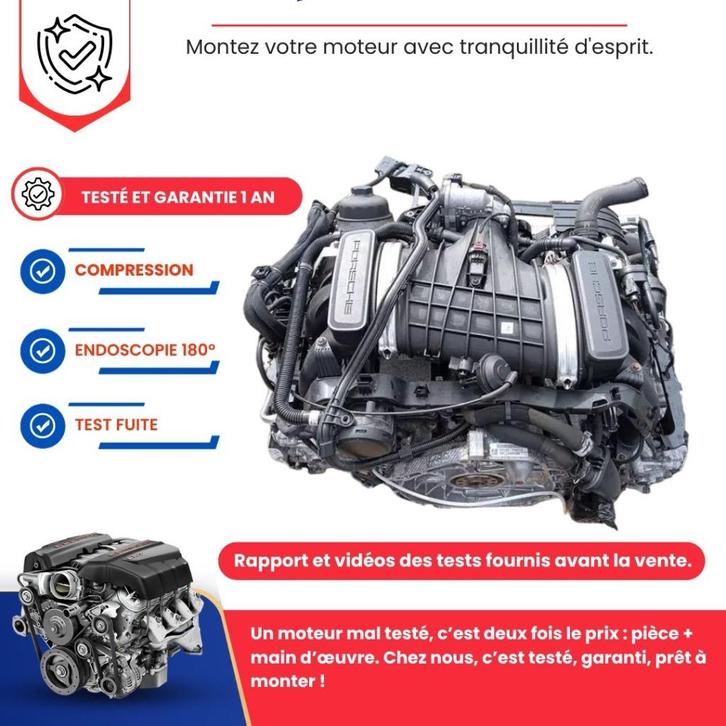 Complete motor Porsche 911 991 3.8 carrera s 400cv, Auto-onderdelen, Motor en Toebehoren, Porsche, Nieuw, Ophalen of Verzenden