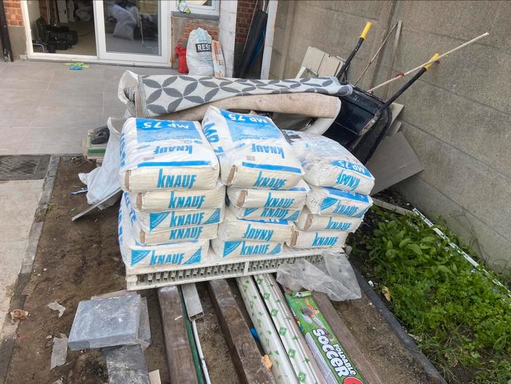 Knauf gips, Doe-het-zelf en Bouw, Metselstenen, Zo goed als nieuw, Ophalen