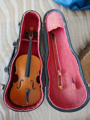 Miniatuur viool, Musique & Instruments, Enlèvement, Comme neuf, Violon