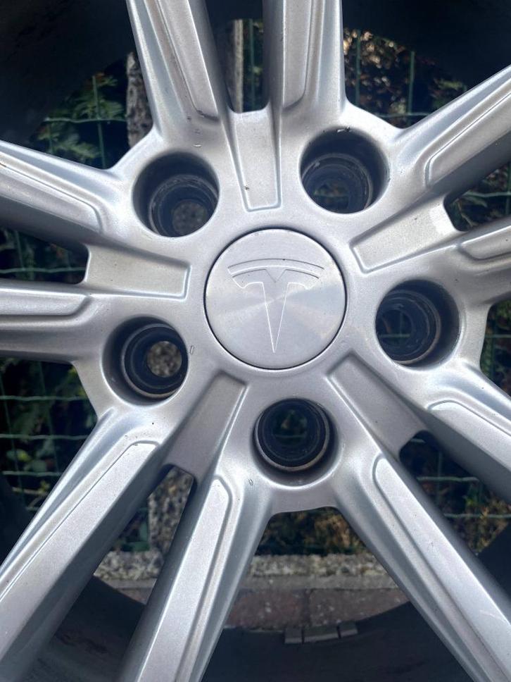 Tesla Model S originele 19" velgen – set van 4, Auto-onderdelen, Banden en Velgen, Velg(en), Zomerbanden, 19 inch, 245 mm, Personenwagen