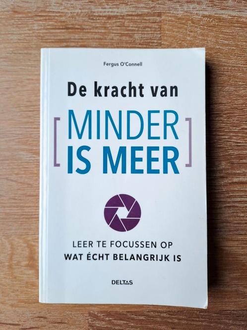 Boek De kracht van minder is meer - Fergus O'Connell, Boeken, Advies, Hulp en Training, Gelezen, Ophalen of Verzenden