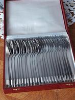 Inox bestek 2 reeksen voor 6 personen jaren 70, Ophalen, Gebruikt, Inox of Chroom, Bestekset