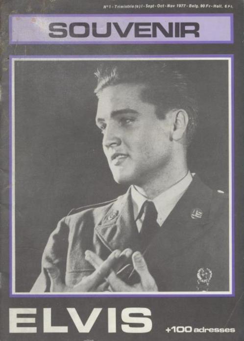 (m152) Elvis, Souvenir, 1977, Boeken, Muziek, Gelezen, Verzenden