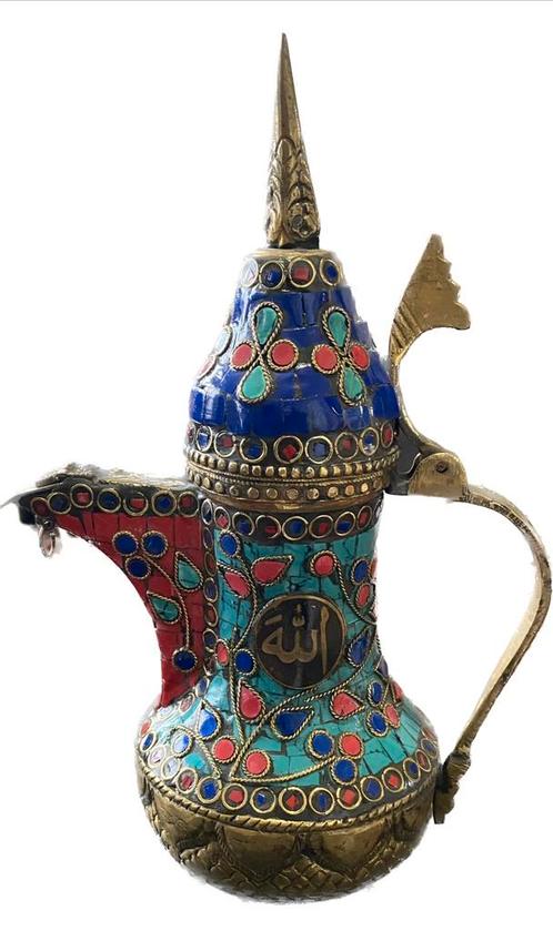 Unieke Handgemaakte Bronzen Theepot, Antiek en Kunst, Antiek | Brons en Koper, Brons, Ophalen of Verzenden