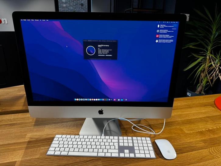 iMac 27” Retina 5K (2017) incl magic muis en toetsenbord, Computers en Software, Apple Desktops, Zo goed als nieuw, iMac, 3 tot 4 Ghz