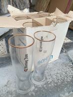 Grote glazen Hertog Jan (6 stuks in doos), Ophalen, Nieuw, Bierglas