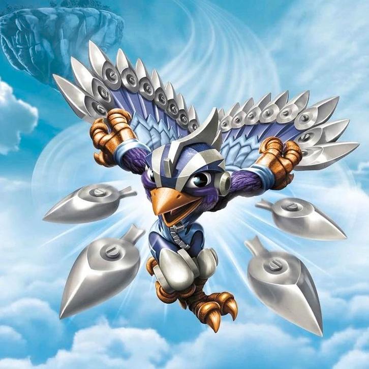 Skylanders Superchargers Storm Blade, Games en Spelcomputers, Games | Overige, Zo goed als nieuw, Avontuur en Actie, 2 spelers