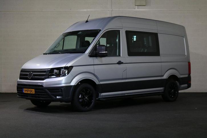 Volkswagen Crafter 2.0 TDI 140pk L3 H3 DC Automaat Airco Nav, Auto's, Bestelwagens en Lichte vracht, ABS, Airconditioning, Centrale vergrendeling