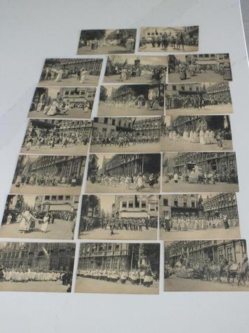 Brugge bloedprocessie 1923 - 20 stuks ongelopen Eerste foto  beschikbaar voor biedingen