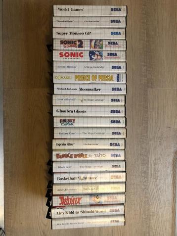 Sega Master System spellen beschikbaar voor biedingen