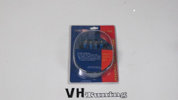 Caliber CL222 super afgeschermde stereo signaal kabel 2M, Auto diversen, Autospeakers, Ophalen