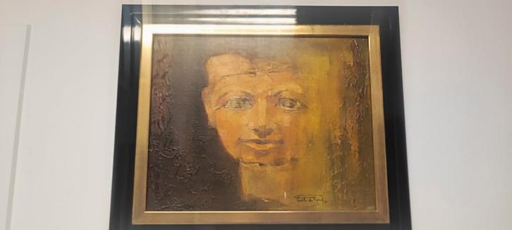 Schilderij van de Koningin Hatshepsut, Antiek en Kunst, Kunst | Schilderijen | Klassiek, Ophalen of Verzenden