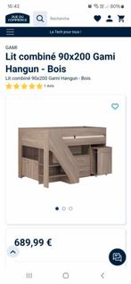 Lit bureau 2 en 1, Kinderen en Baby's, Kinderkamer | Stapelbedden en Hoogslapers