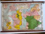 Carte géographique vintage, Boeken, Atlassen en Landkaarten, Voor 1800, Frankrijk, Landkaart, Ophalen