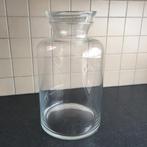 Grote glazen decoratie pot, Huis en Inrichting, Ophalen, Zo goed als nieuw