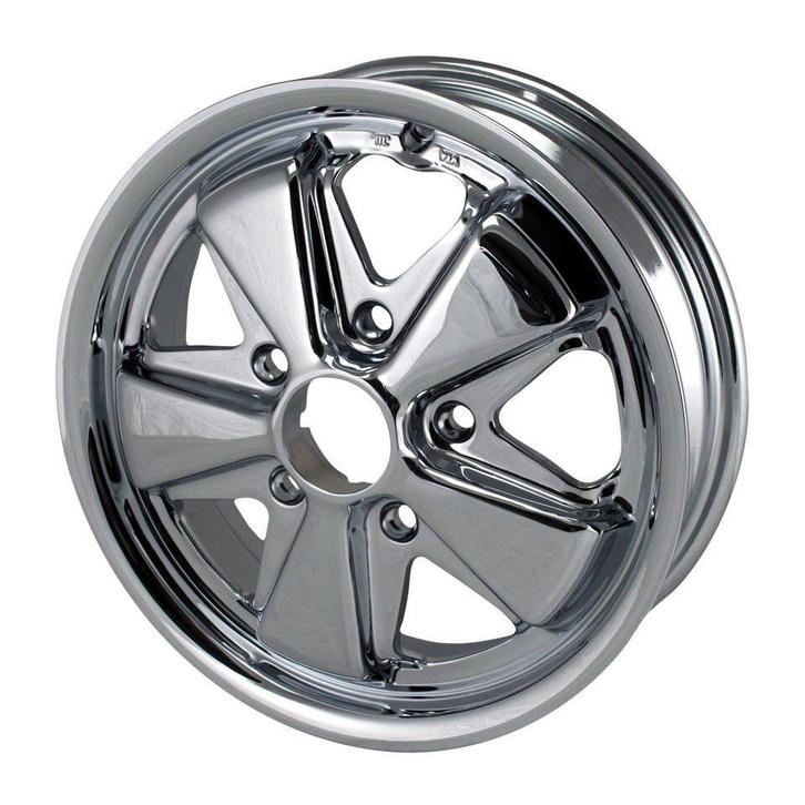 Roues chromées 15 pouces pour VW Kafer Porsche Fuchs 5 x 130, Autos : Divers, Accessoires de voiture, Neuf, Enlèvement ou Envoi