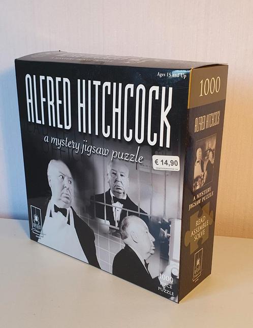 Puzzle escape 1000p Alfred Hitchcock, Hobby & Loisirs créatifs, Sport cérébral & Puzzles, Comme neuf, Puzzle, 500 à 1500 pièces