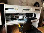 Lit mezzanine avec bureau, Ophalen, Zo goed als nieuw, Hoogslaper