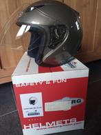 CABERG SILVER HELM - MAAT M - PRIMA STAAT, M, Seconde main, Casque jet, Caberg