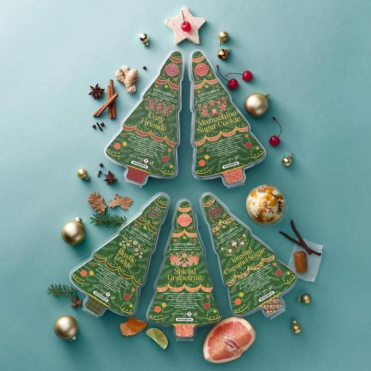 Scentsy christmas big bar bricks, Huis en Inrichting, Woonaccessoires | Kandelaars en Kaarsen, Nieuw, Kaars, Ophalen of Verzenden