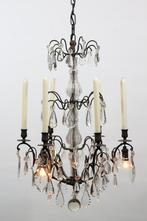 Antieke Franse kroonluchter, Antiek en Kunst, Antiek | Verlichting, Ophalen of Verzenden
