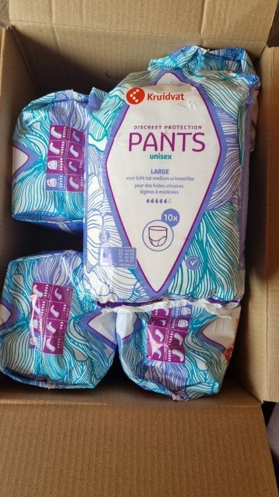Kruidvat Discreet Protection Unisex Large Incontinentiebroek, Diversen, Verpleegmiddelen, Nieuw, Ophalen