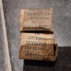 2 doosjes .380 cartridges webley wo2 1944, Ophalen of Verzenden