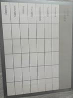 Magnetische weekplanner, Huis en Inrichting, Woonaccessoires | Memoborden, Ophalen, Gebruikt, Magneetbord