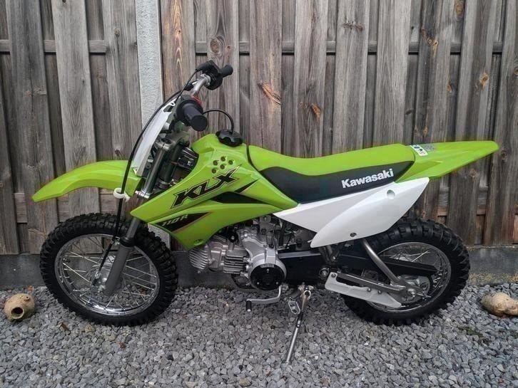 (nieuwe) Kawasaki klx110r 2022, Honda crf110 Yamaha ttr110, Fietsen en Brommers, Minibikes, Midibikes en Pitbikes, Zo goed als nieuw