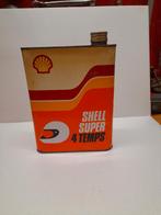 ancien bidon huile vide shell super 4t auto, Envoi, Utilisé, Autres types