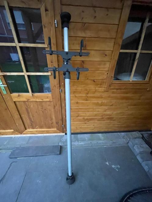 Telescopische fietsendrager 2 fietsen 60kg, 2m-3,25m, Auto diversen, Fietsendragers, Nieuw, Dakdrager, 2 fietsen, Brede banden