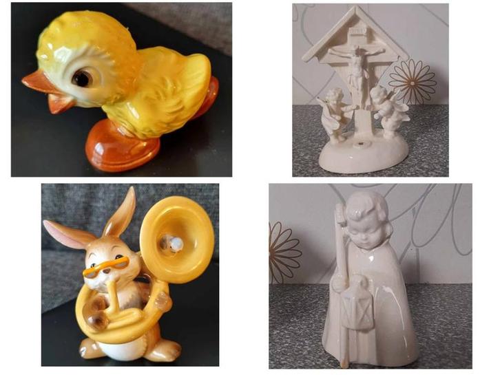 4 Goebelbeeldjes, Antiek en Kunst, Curiosa en Brocante, Ophalen of Verzenden