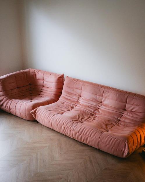 Togo Ligne Roset - drie zit en hoek, Antiek en Kunst, Antiek | Meubels | Stoelen en Sofa's, Ophalen