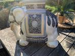 Vintage olifant in porselein., Antiek en Kunst, Ophalen