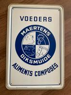 Reclamebord Voeders Maertens Diksmuide 1954, Reclamebord, Ophalen of Verzenden, Zo goed als nieuw