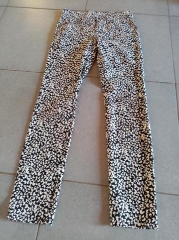 BJ jeans : nieuw zwart wit lange broek rechte pijpen , S beschikbaar voor biedingen