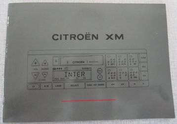 Citroën XM autoradio cassette-cd-speler gebruikshandleiding
