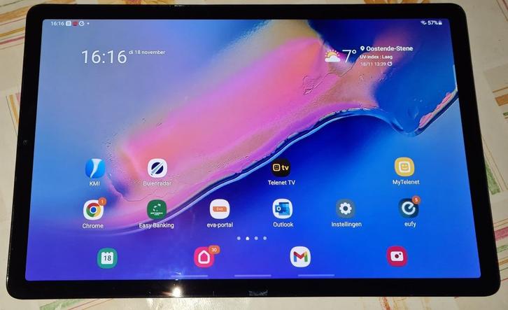 Samsung Galaxy TAB S 5E - SM-T720 + extra SD kaart, Computers en Software, Android Tablets, Gebruikt, Wi-Fi, 10 inch, 64 GB, Ophalen