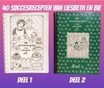 40 SUCCESRECEPTEN VAN LIESBETH & DE BIE (DEEL 1 EN 2), Enlèvement ou Envoi, Comme neuf, Gâteau, Tarte, Pâtisserie et Desserts