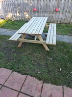 Nieuwe picknicktafels geïmpregneerd in Houthalen 6 personen, Enlèvement