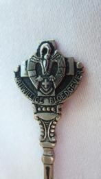 1 oud lepeltje vrijwillige bloedgever, Verzamelen, Ophalen of Verzenden, Gebruikt, Metaal, Bestek