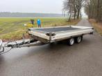 Hapert plateau dubbelasser, Auto diversen, Aanhangers en Bagagewagens, Ophalen, Gebruikt