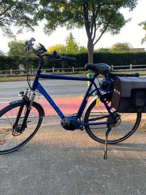 Elektrische heren fiets met shimano middenmotor, Fietsen en Brommers, Elektrische fietsen, Zo goed als nieuw, Ophalen